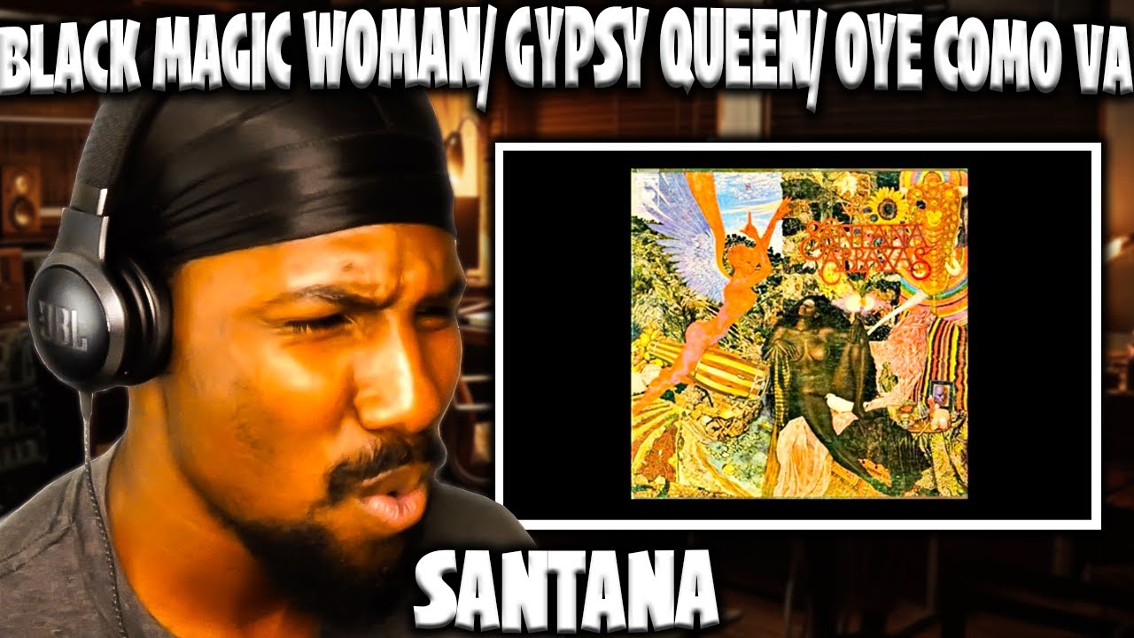 ПЛАВНО! | Black Magic Woman/Gypsy Queen/Oye Como Va - Santana (Реакция)