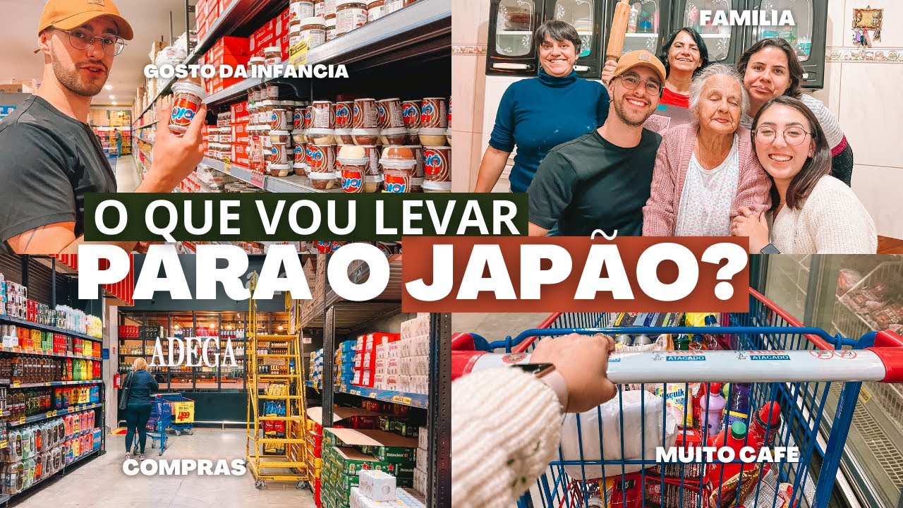 O que vamos Levar do BRASIL para o JAPÃO!