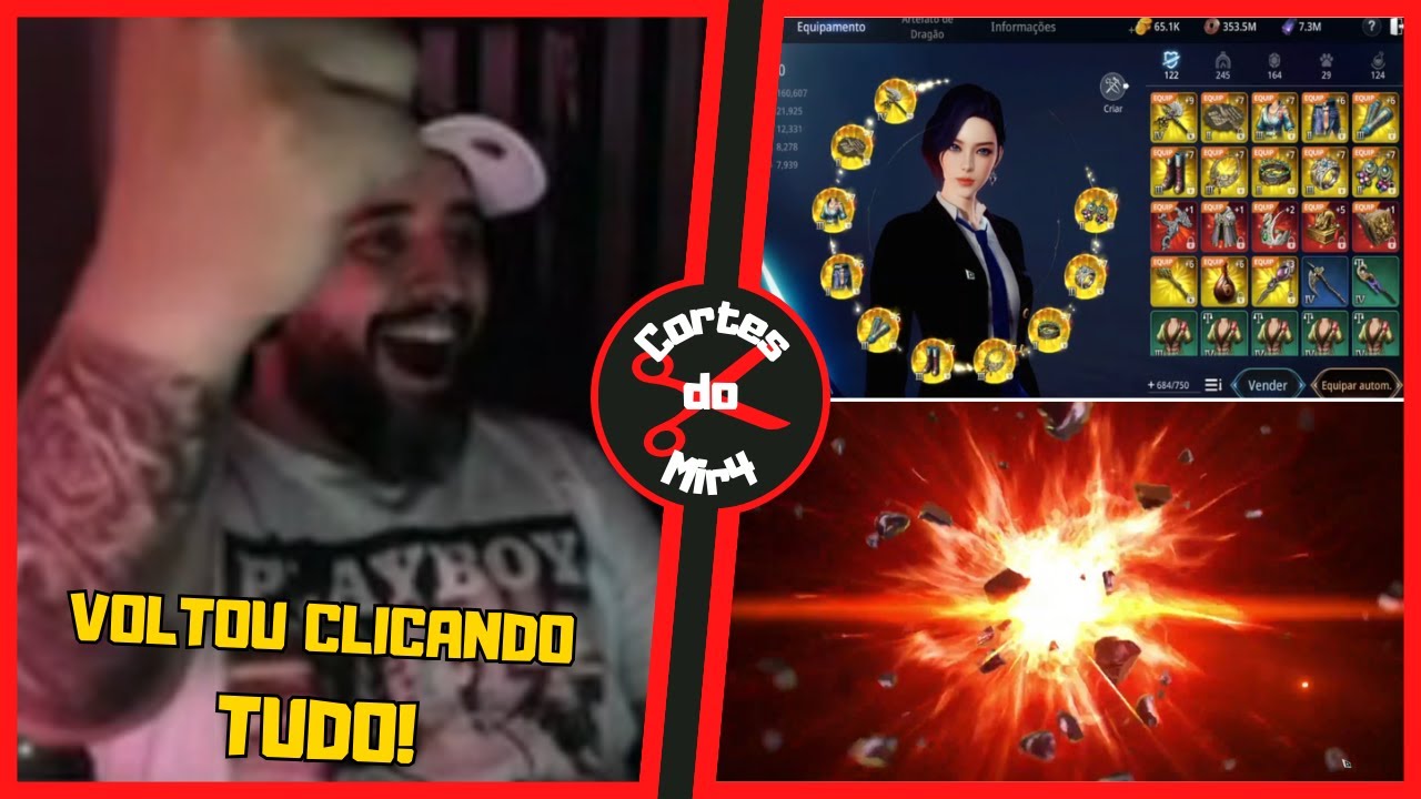 O HOMI É IMBATIVEL NA REFORJA?! VOLTOU CLICANDO TUDO QUE TINHA PRA CLICAR! | MIR4