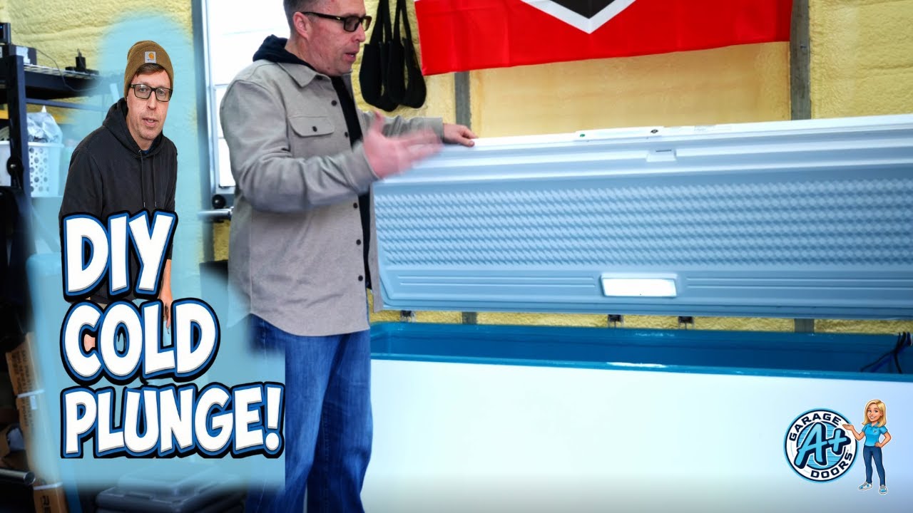 He Built a Cold Plunge Out of a Freezer, in his Garage!