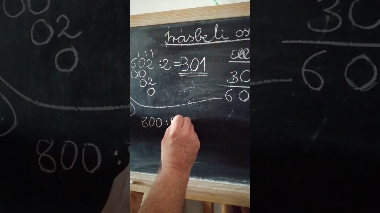Írásbeli osztás 3.