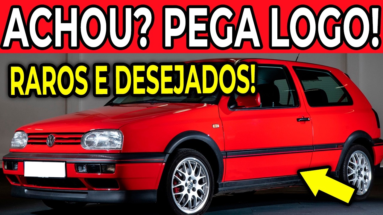 🔥💎 5 CARROS ANTIGOS USADOS QUE VIRARAM VERDADEIROS DIAMANTES NO MERCADO!
