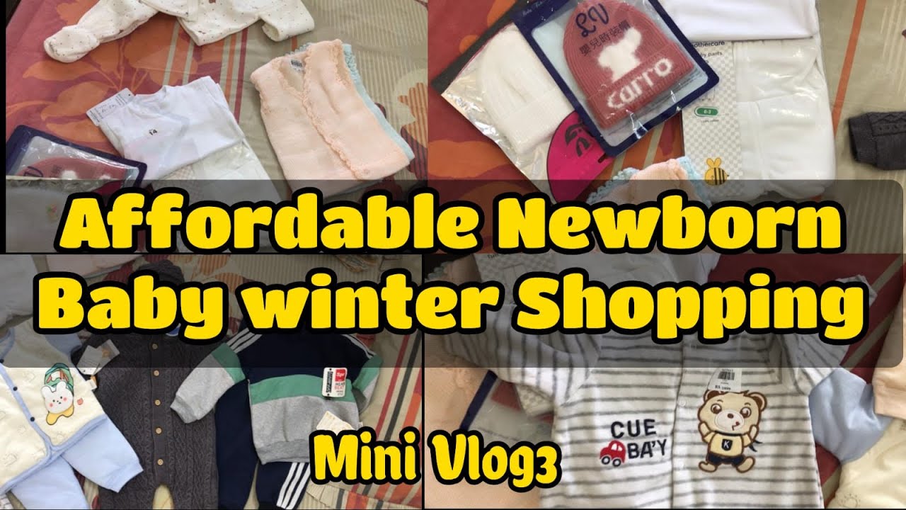 Mini Vlog#3|| Affordable newborn shopping from Pakistan||Money saving shopping