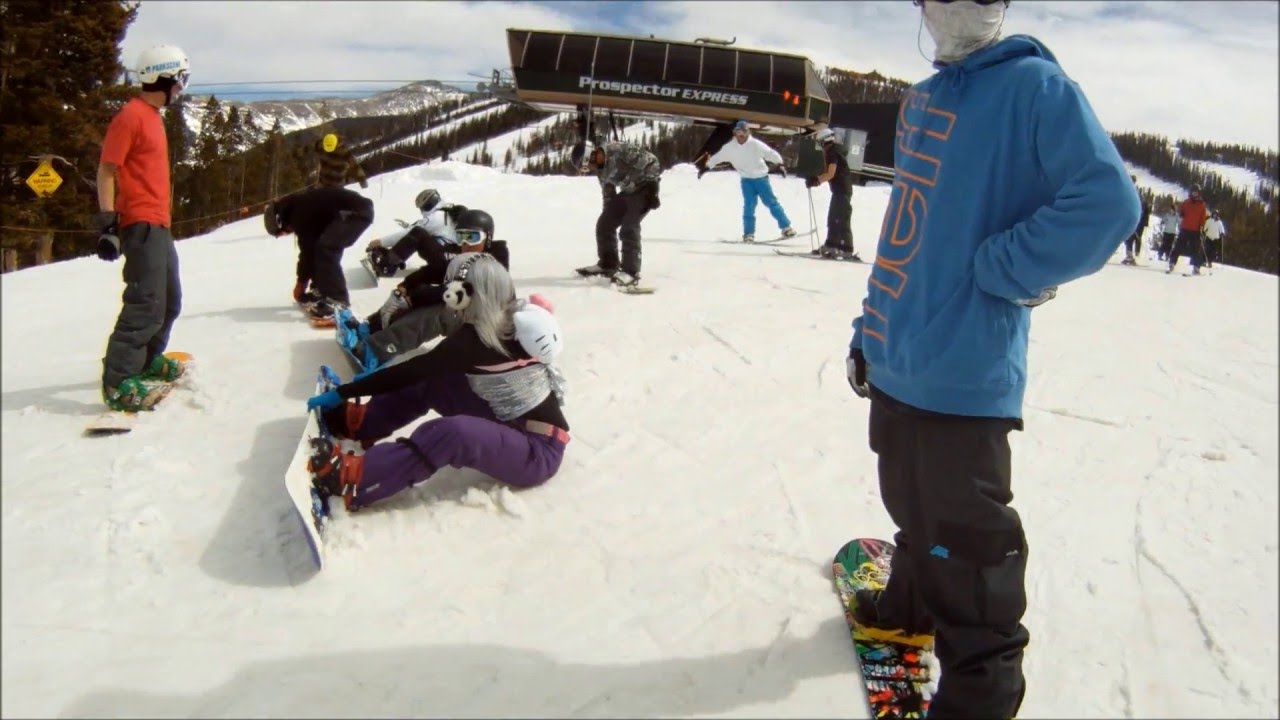 A Day of Spring Snowboarding in Winter Park