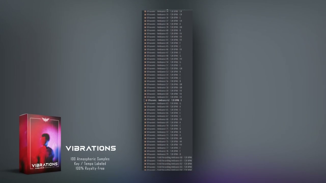 Ultrasonic - Vibrations | Ambiance Sample Pack (Free Download Demo Version)