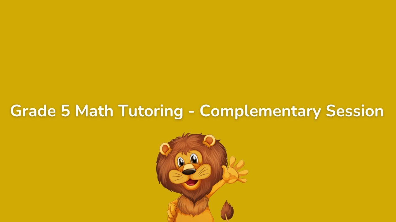 Grade 5 iRainbow Tutoring