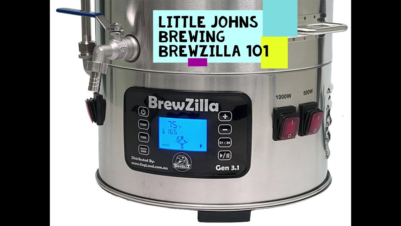 Brewzilla 101. A walk through brew day... what you need to know.