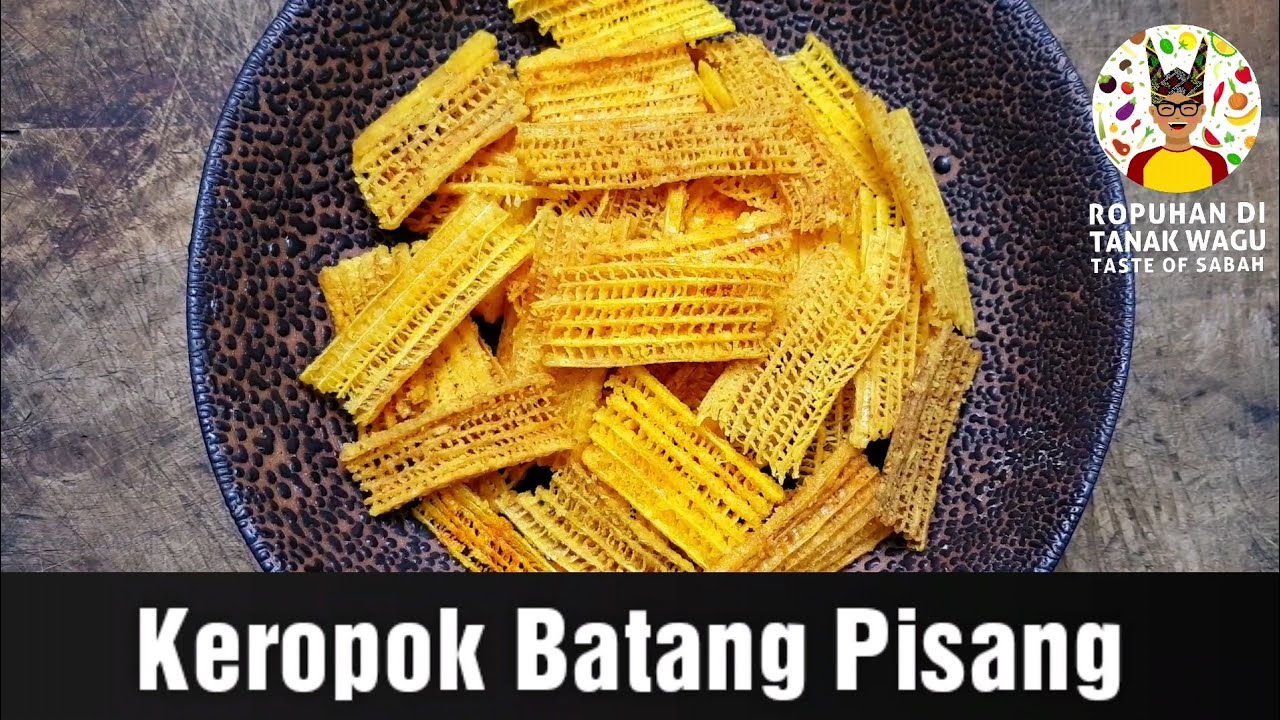 Resepi Keropok Batang Pisang