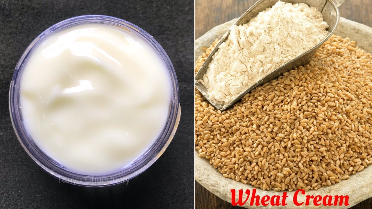DIY Wheat Cream | गेंहू से बनी क्रीम | Get Fair, Glowing & Spotless Skin | Anti Aging Treatment |
