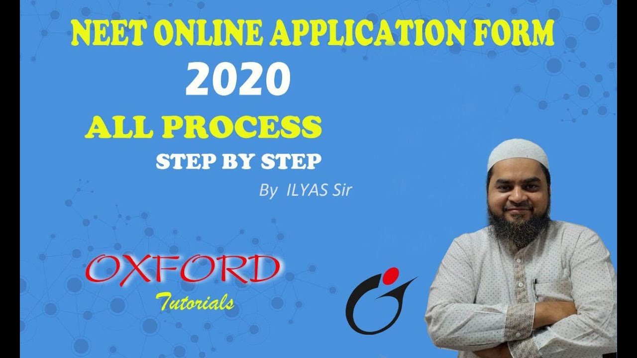 How to fill NEET online application form 2020