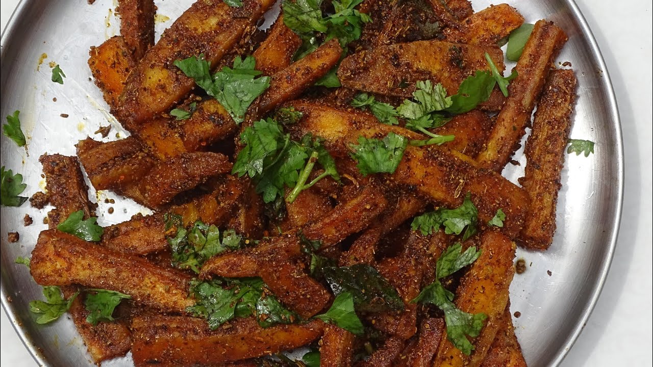 சுவையான கல்யாண வீட்டு வாழைக்காய் வறுவல் / Vazhakkai Varuval /Raw Banana Fry Recipe in Tamil