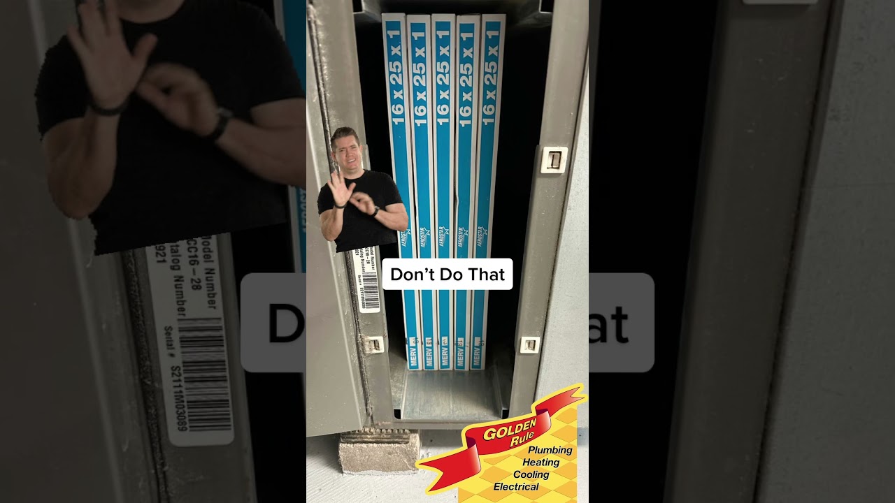 Use the proper filter size #hvac #iowa #desmoines #ac #airconditioning #efficiency #hvactips