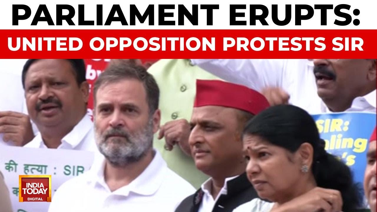 Opposition unites in Parliament against Bihar's electoral roll revision, demands PM's presence