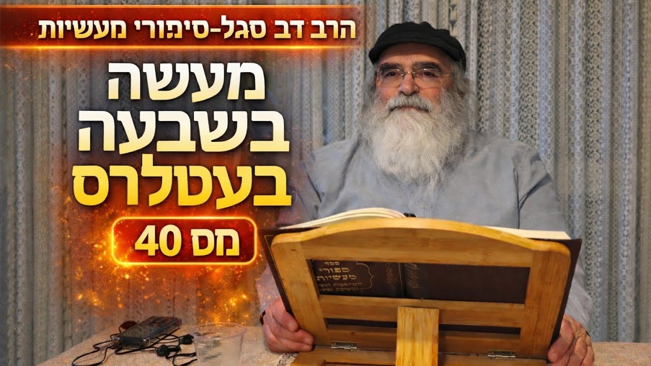 הרב דב סגל- סיפורימעשיות מעשה בשבעה בעטלרס מס 40