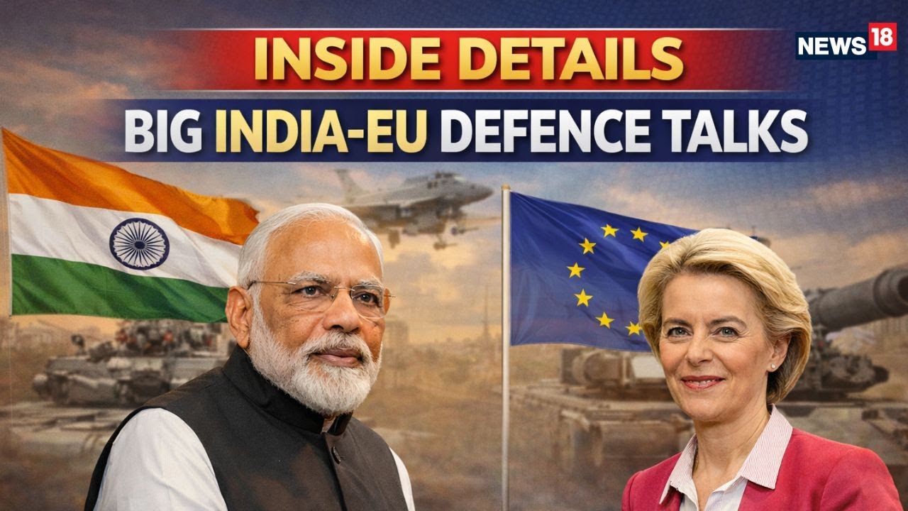 India-EU Trade Talks LIVE | Ursula-Rajnath Meet | FTA, Tariffs & Market Access | Live-N18G