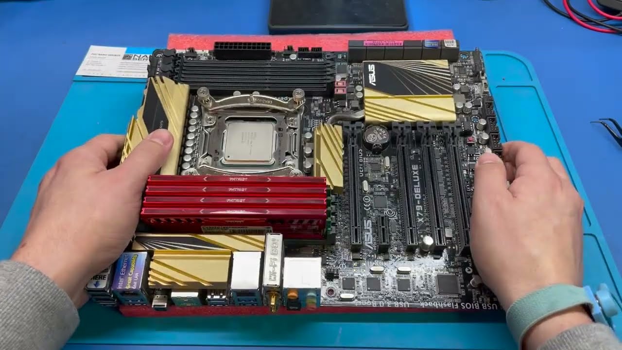 PADŁA ?...🥺PŁYTA GŁÓWNA ASUS X79 DELUXE....🔥