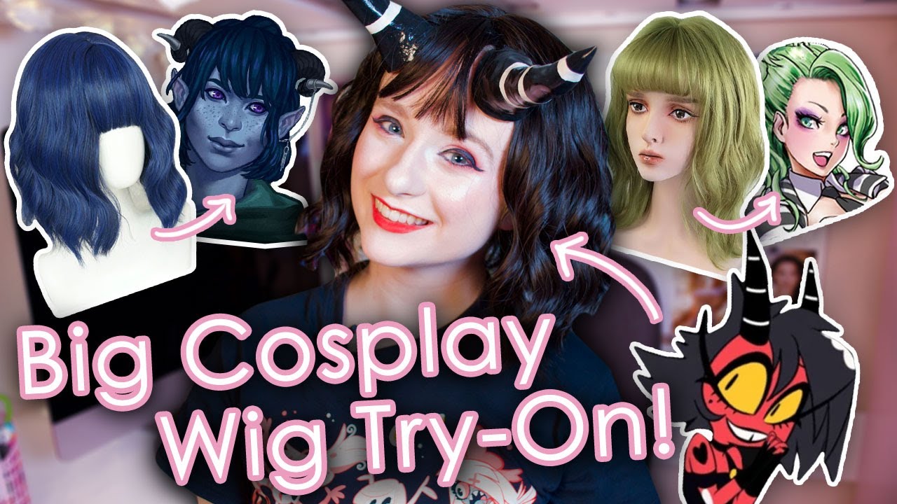 Fun & Chill Cosplay Wig Haul + Try-On! | AnyaPanda