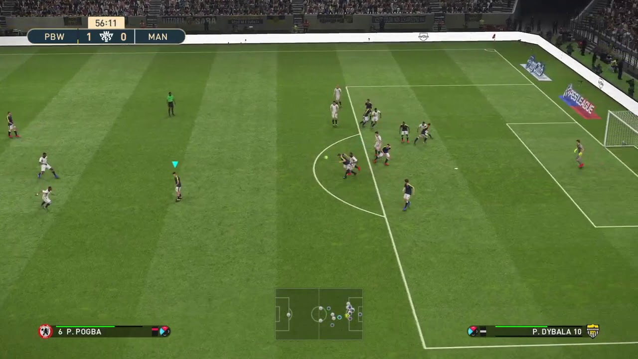 Winning Eleven 2019 PS4 JUVENTUS VS MAN.UNITED Gameplay