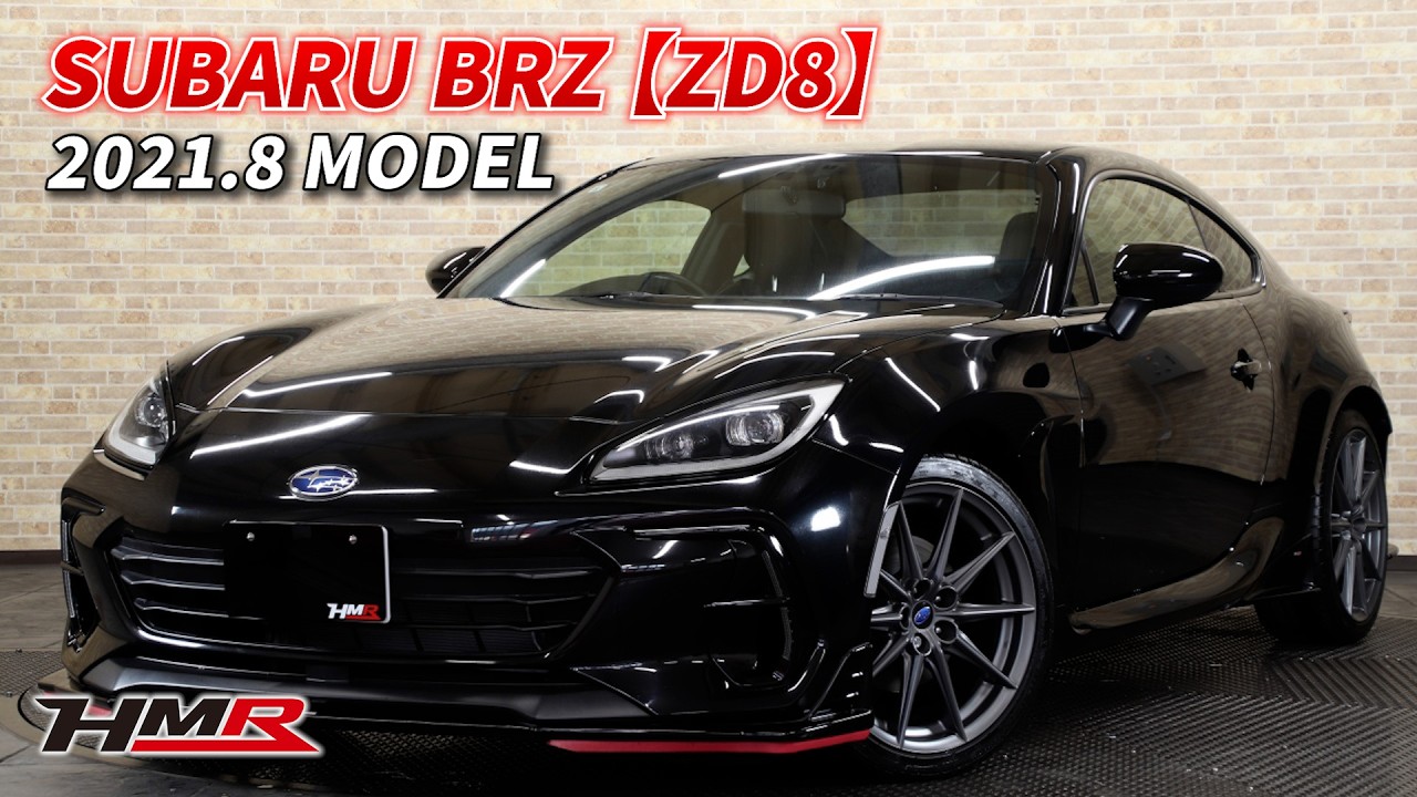 R.3(2021)年 スバル BRZ 2.4 S STIフルエアロ フレキシブルVバー ブラック 走行9,700km ID2481
