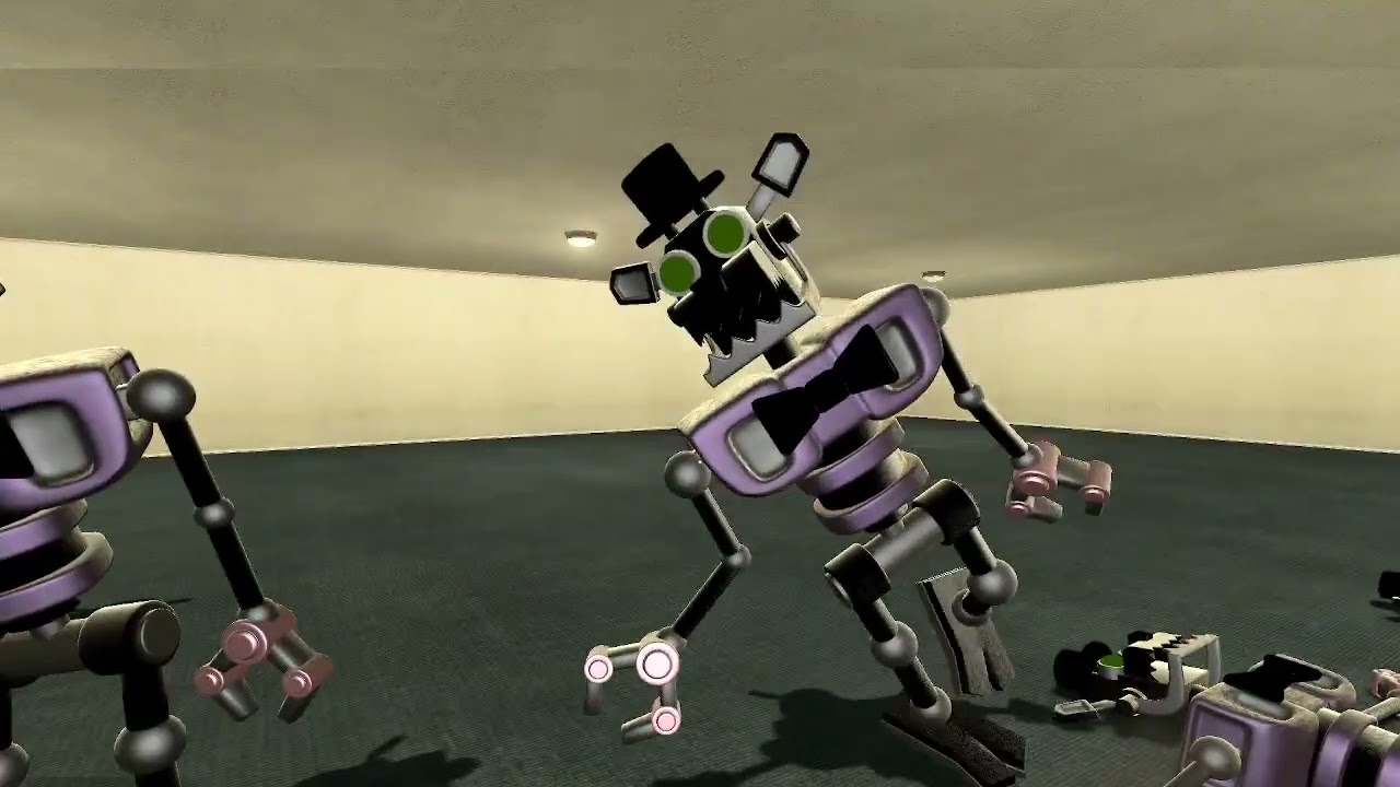 xman723 parody series: fnaf ucn on a building
