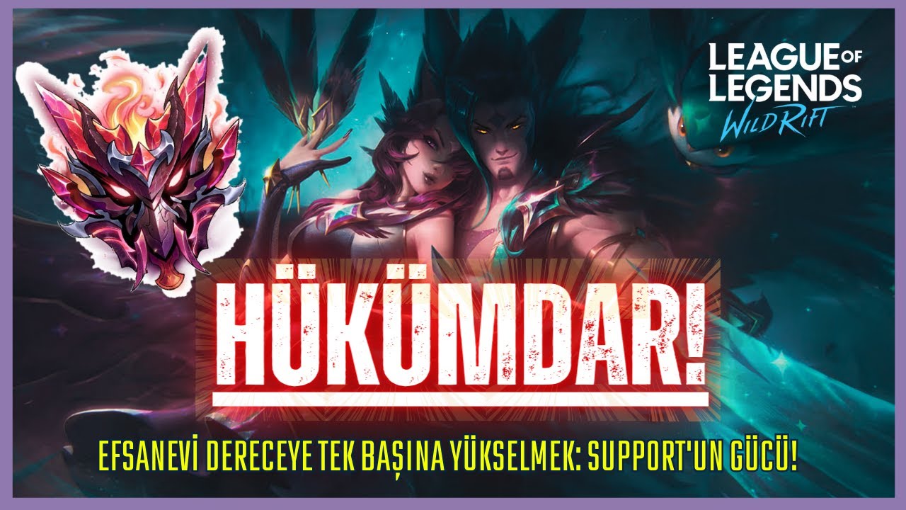 HÜKÜMDAR!! HERKESİN SOLOQ GİRDİĞİ DERECELİ SİSTEMİ!? CHALLENGER SUPPORT - LOL Wild Rift
