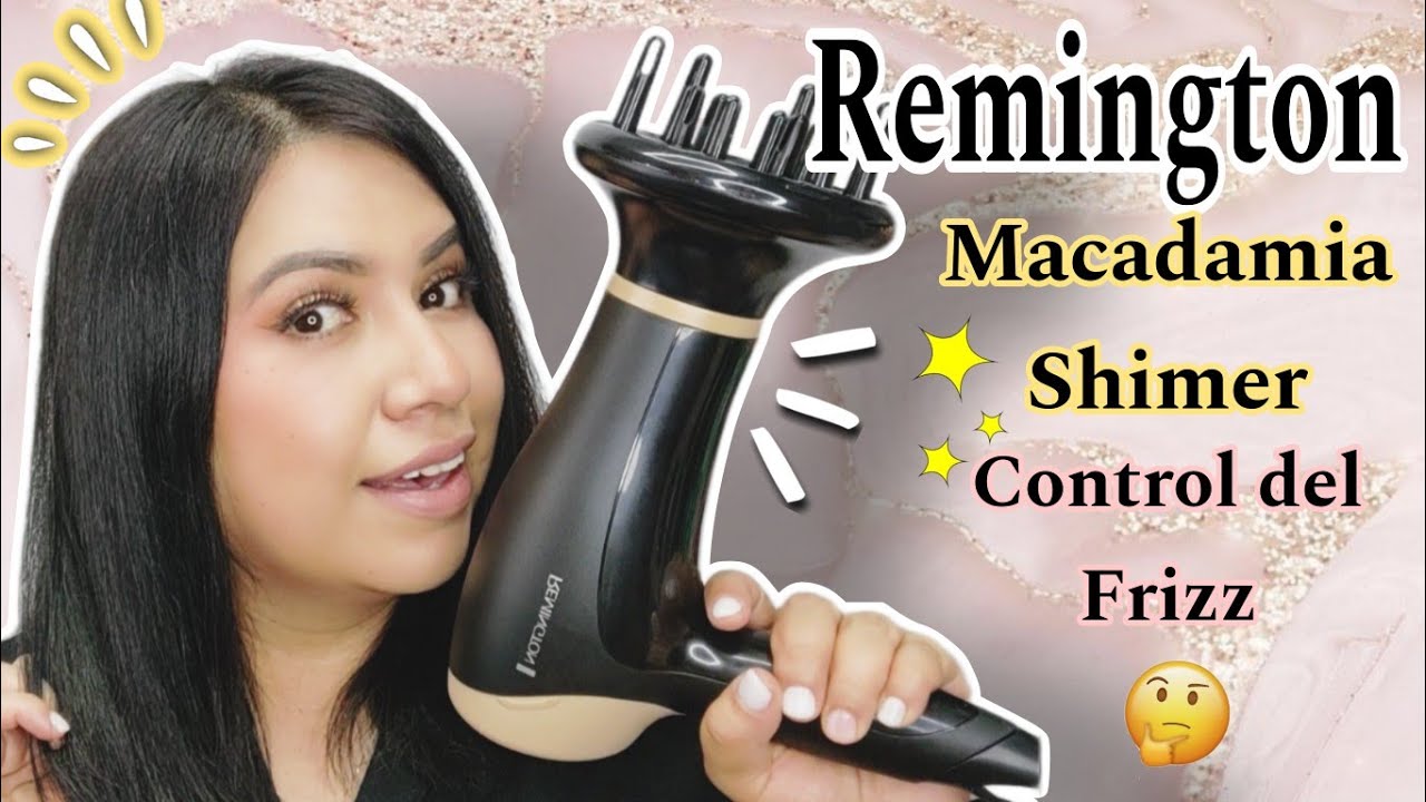 Secadora Remington Macadamia Shimer, secado rápido y sin Frizz?!! | Kary Alonso