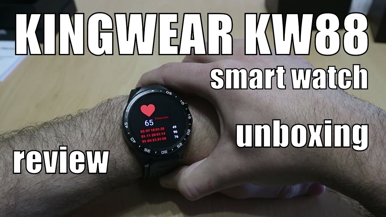 KingWear KW88 Review & Unboxing: 3G Smartwatch Phone