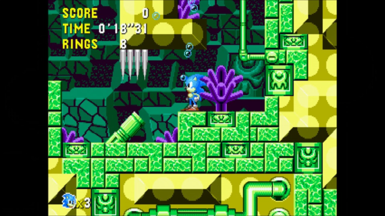 Sonic Mania Remix - Tidal Tempest Present JP
