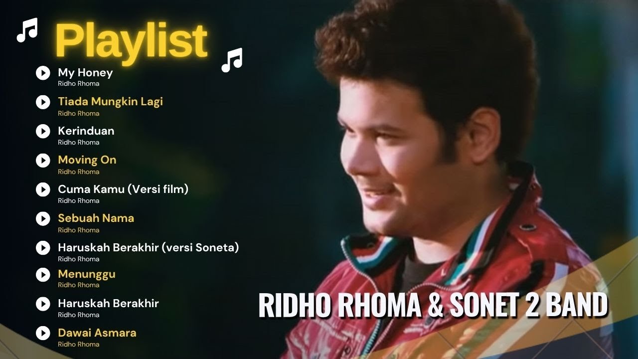MY HONEY - RIDHO RHOMA & SONET 2 BAND | TIADA MUNGKIN LAGI | FULL ALBUM TERBAIK