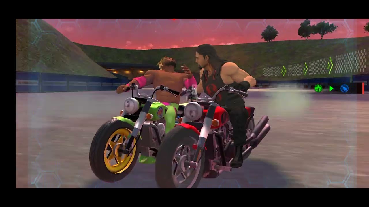WWE Racing showdown - Roman Reigns First race ~ Android Gameplay.