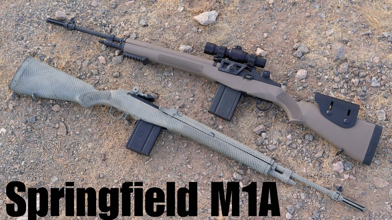 Shooting My Springfield M1A's For The 1st Time!