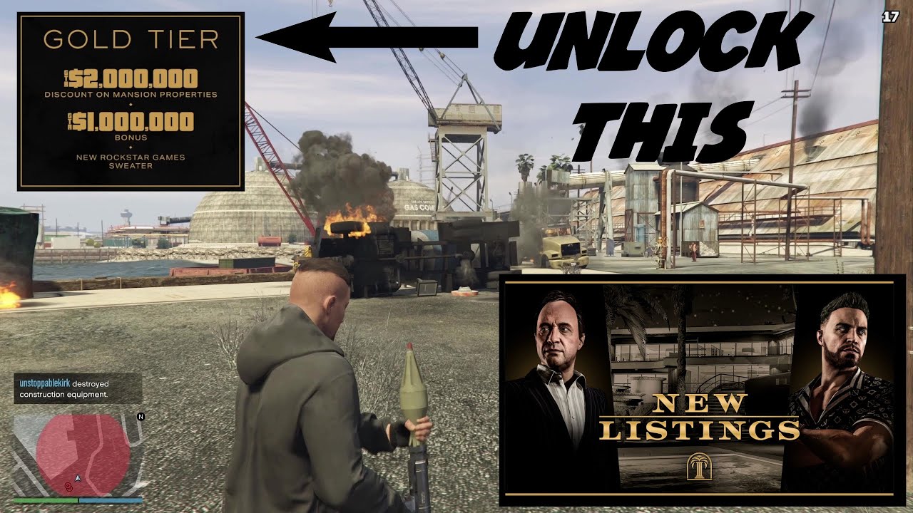 Как получить ЗОЛОТОЙ уровень!!! 3 лёгких миссии в особняках GTA Online. Как получить свой бесплат...