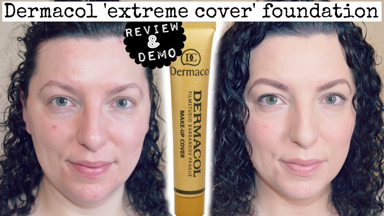 Dermacol 'extreme cover' foundation review & demo - oily/combination skin | Beauty | Fun | WavyKate