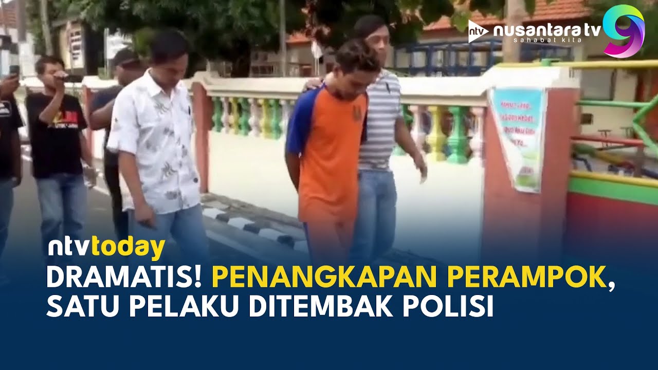Tegang! Melawan saat Ditangkap, Pelaku Perampok Bersenpi Ditembak Polisi | NTV TODAY