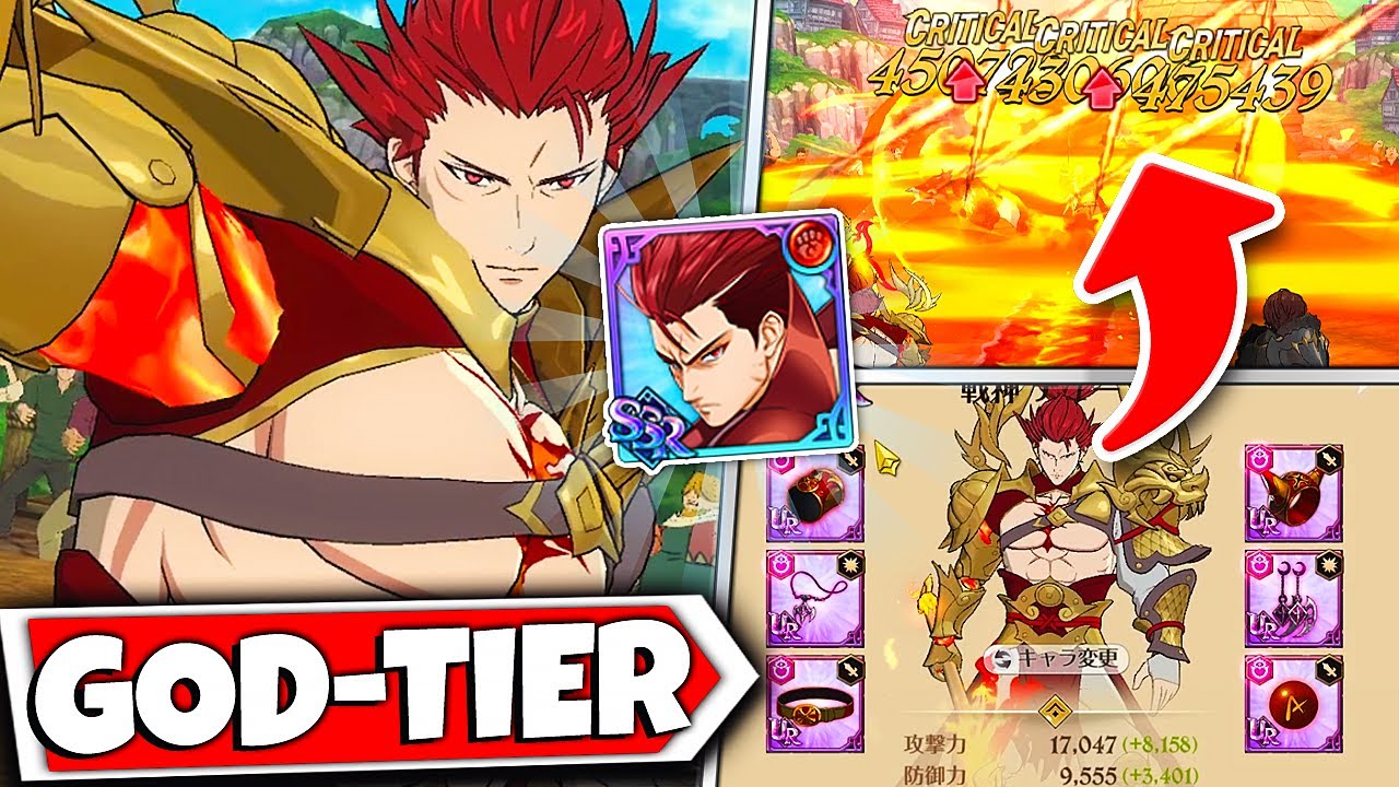 FULL UR GEAR TYR IS BROKEN LEVELS OF STRONG!! | Seven Deadly Sins: Grand Cross