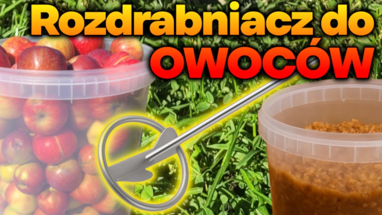Mieszadło / rozdrabniacz do jabłek = jak rozdrobnić jabłka gruszki i inne owoce do wina 🍎🍏🍐🍒🫐