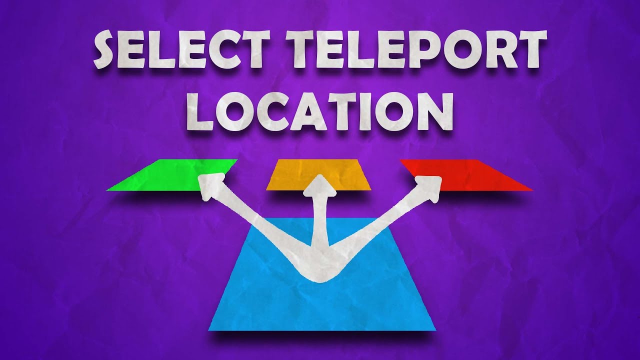 HOW TO CHOOSE A TELEPORT LOCATION IN UNITY 🎮 | Teleport Player in Unity | Unity Tutorial