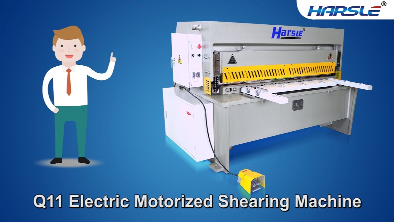 Motorized sheet cutting machine, Electric stainless steel shear, Mechanical shearing machine