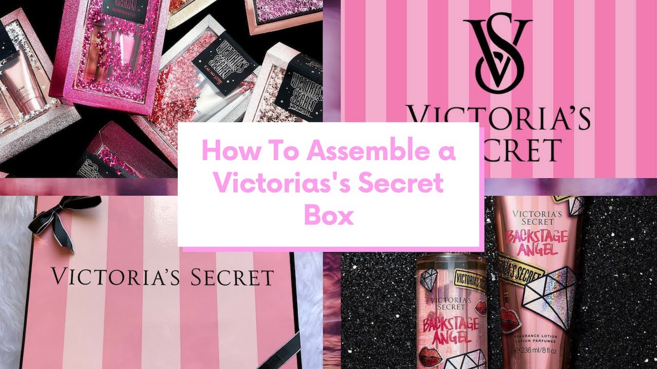 Victoria's Secret Gift Box| How to Assemble | Victoria's Secret Unboxing