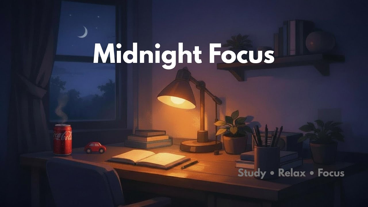 Late Night Study Lofi  Calm Music for Focus & Deep Concentration