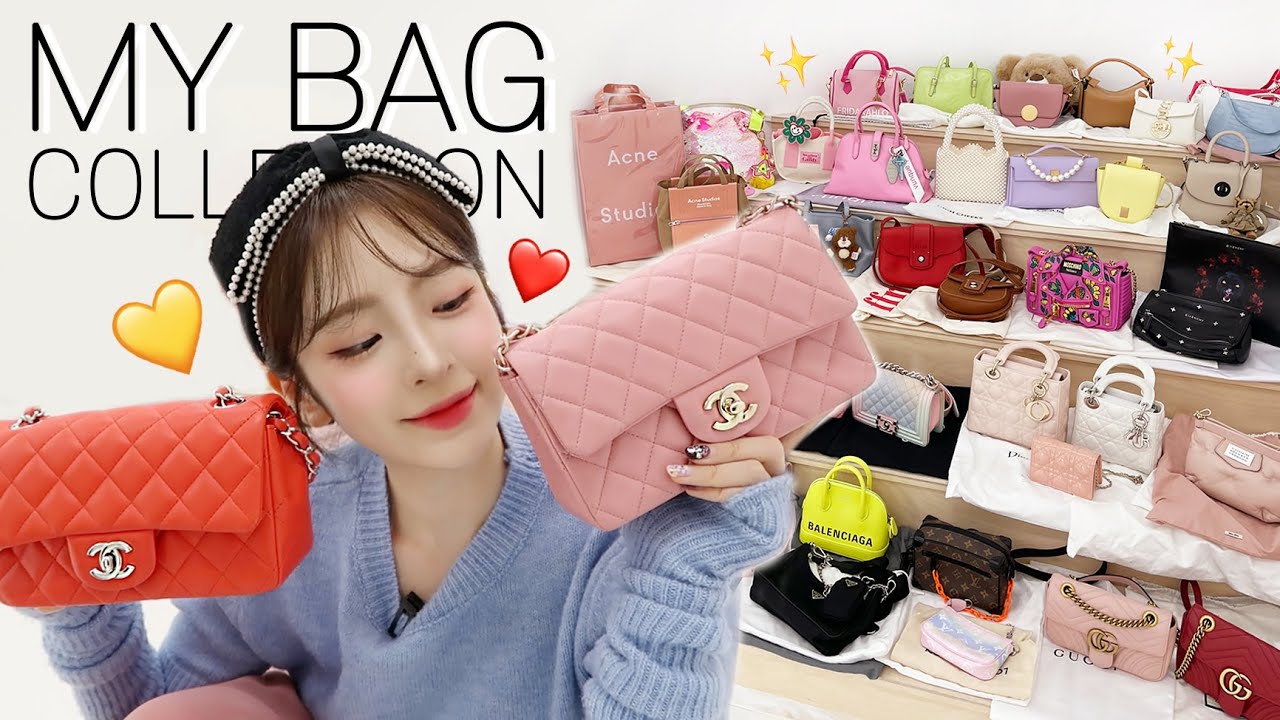 로즈하쓰 가방 모두 소개해요🌹 My Bag Collection👜✨ #명품백 #에코백 전부!