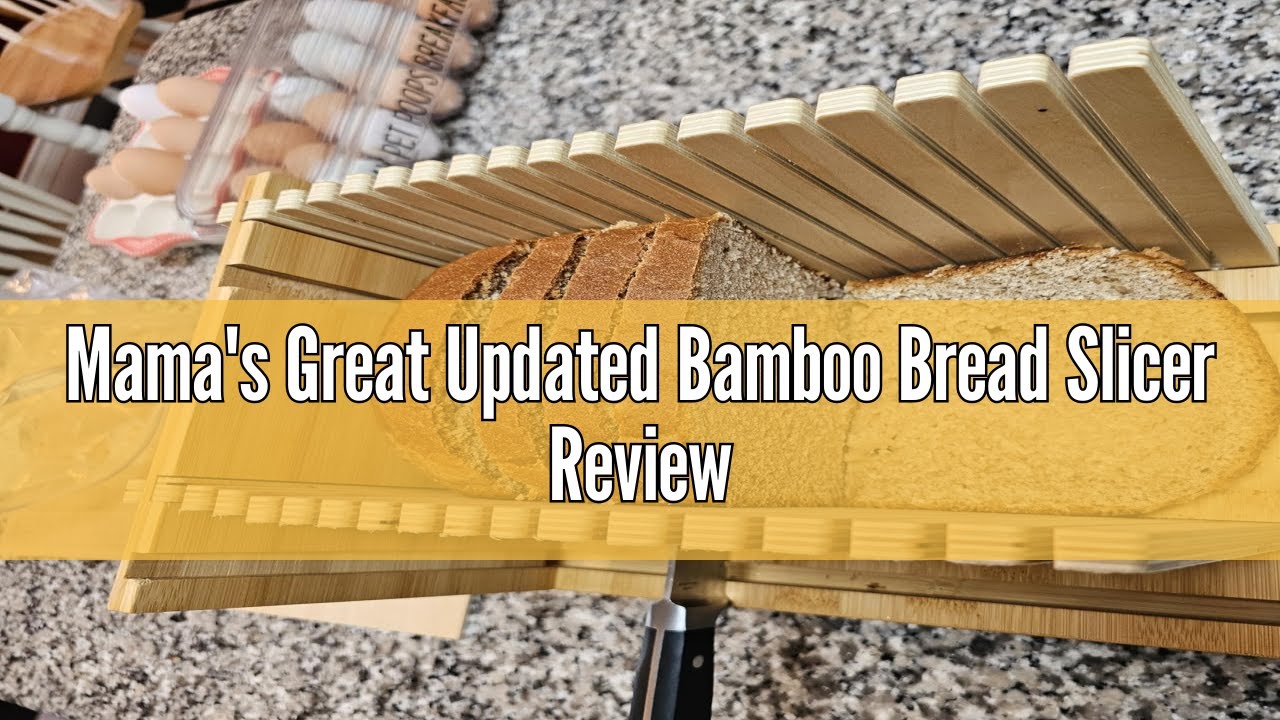 Mama's Great Updated Bamboo Bread Slicer Review
