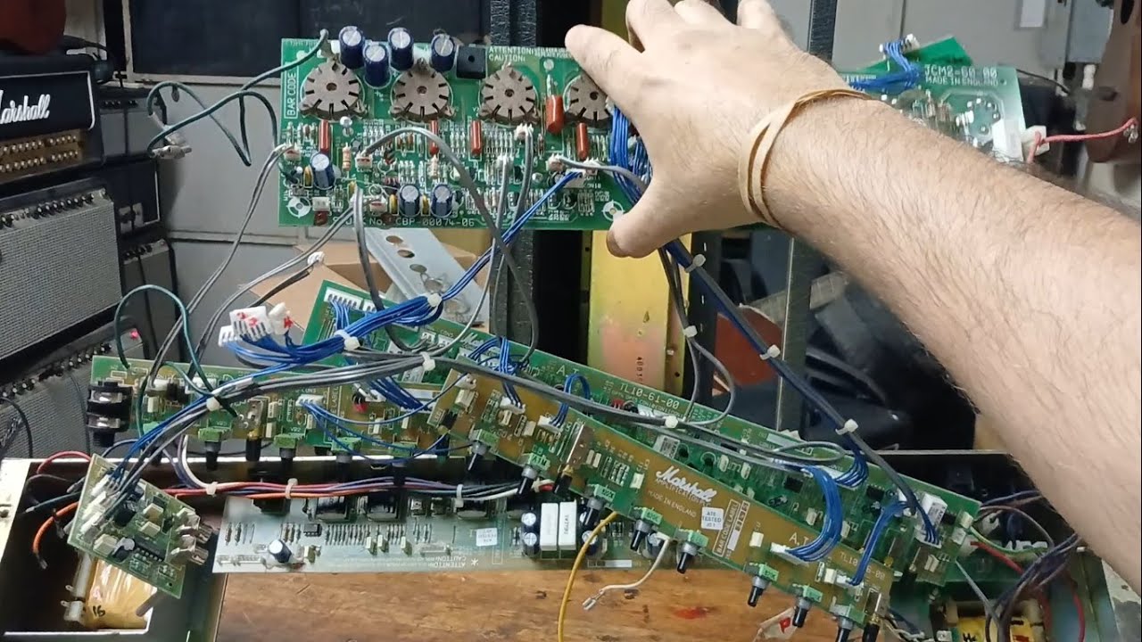 Marshall guitar amp salvage! TSL100 to JCM800 modification. Part 1