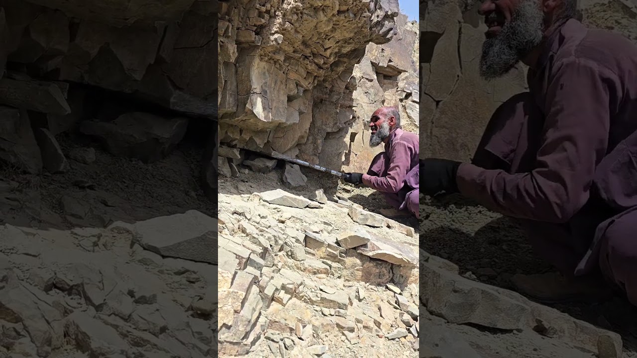 Stone Extraction 😱 #stonemining #mininglife #viral #trending