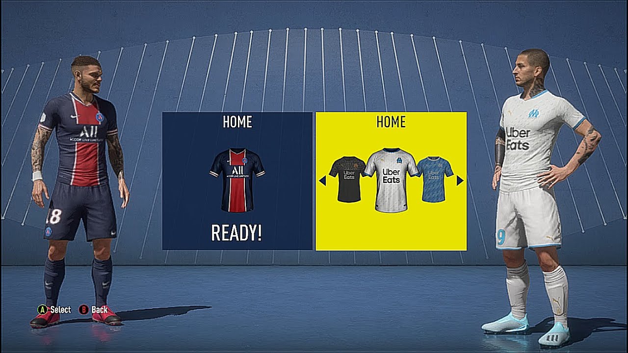 FIFA 21 PSG - Olympique de Marseille | Gameplay PC HDR Ultimate MOD