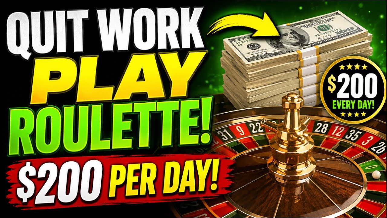 УВОЛЬНЯТЬСЯ С РАБОТЫ? 🎰 Эта стратегия игры в рулетку приносит 200 долларов в день!