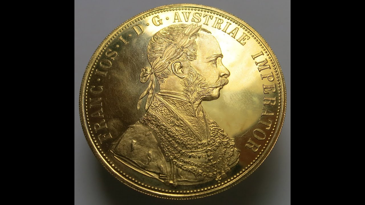 Large Gold Ducat Austria 4 Dukat Dukaten &Ouml;sterreich Coins Numismatics
