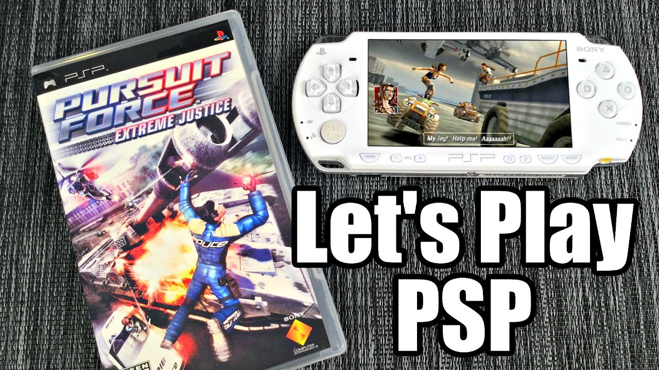 Let's Play PURSUIT FORCE Extreme Justice on PSP w/ Reggie