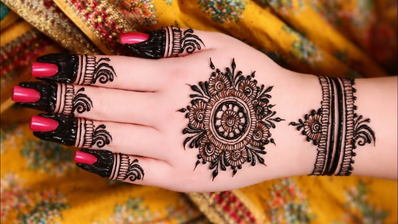 New stylish henna mehndi design || eid special mehndi design || back hand mehndi design 