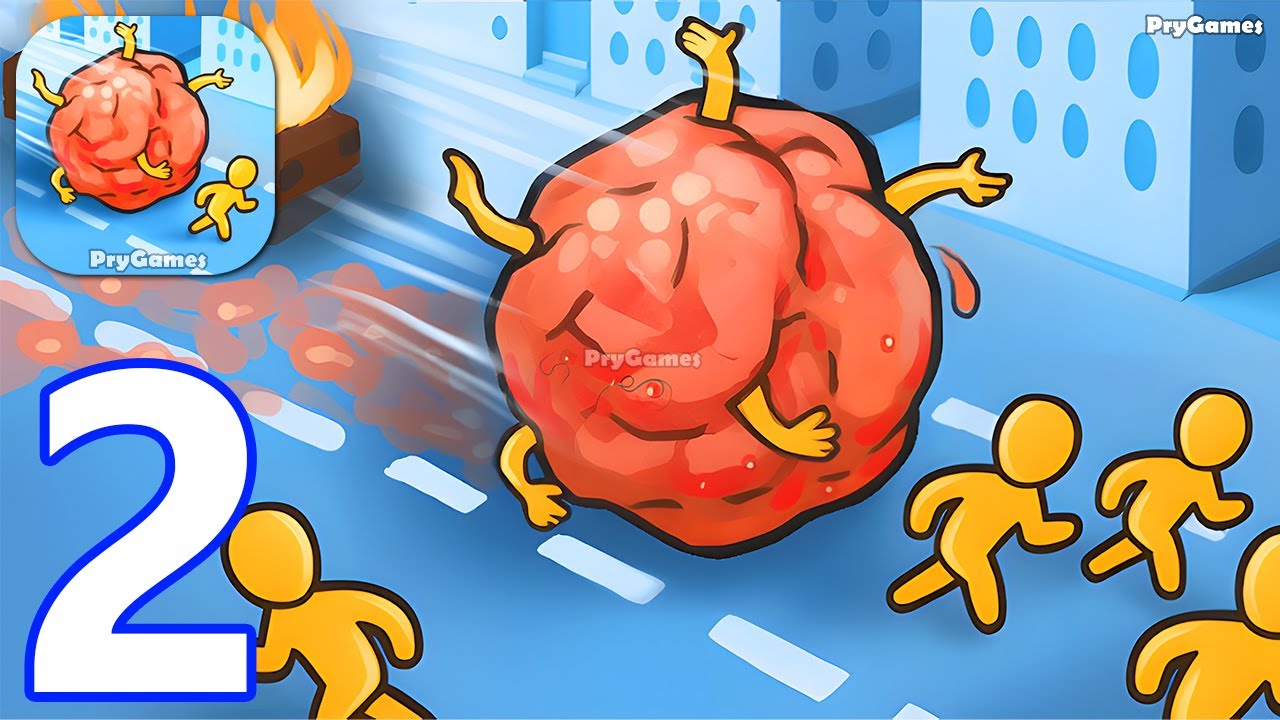 Meat Ball Monster Rampage - Gameplay Walkthrough Part 2 Meat Ball Monster City Rampage (iOS, Android